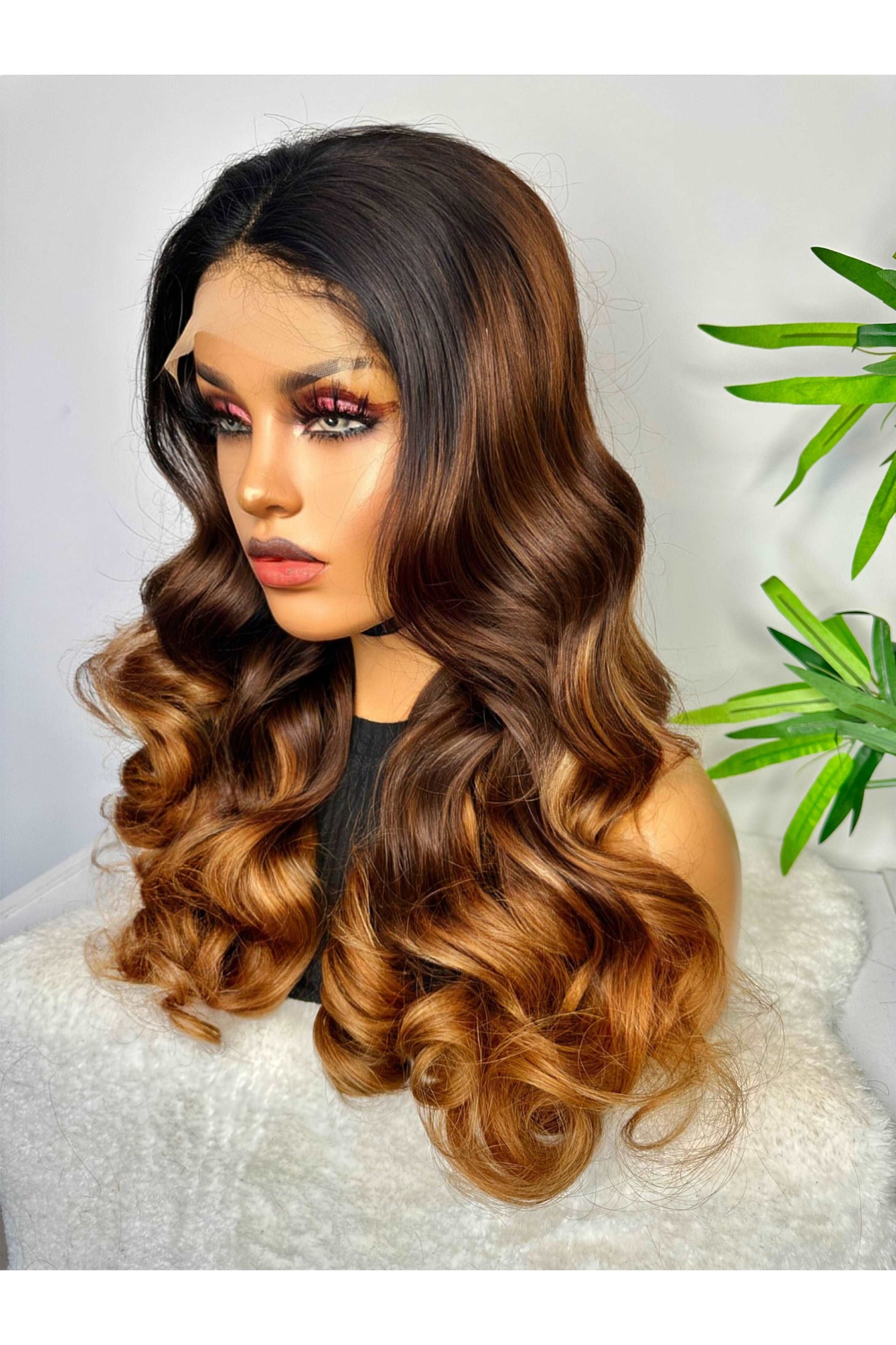 FAB DOUBLE DRAWN 3-TONE HONEY BLONDE LUXURY LACE WIG - Fab Beauty Supplies