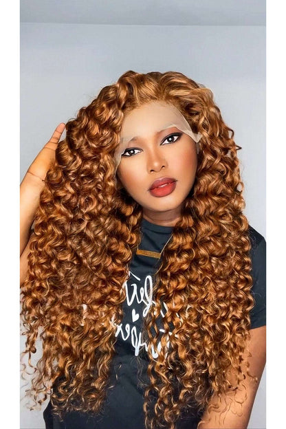 FAB BLONDE DEEP WAVE LUXURY LACE WIG - Fab Beauty Supplies