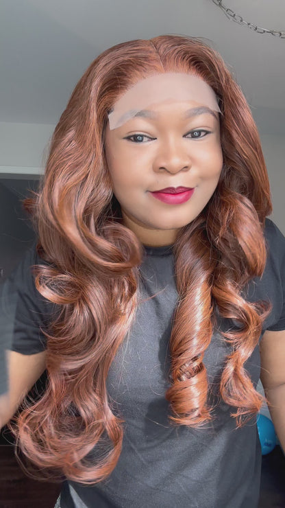 RAW BABY THIN WAVY LACE CLOSURE LUXURY WIG (CUSTOM COLOUR)