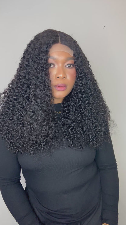 FAB DOUBLE DRAWN CUSTOM COILS LUXURY LACE WIG