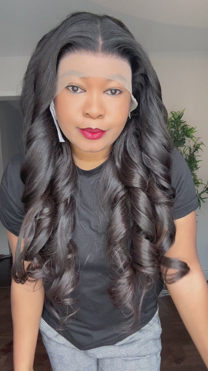 RAW WAVY LACE FRONTAL LUXURY WIG