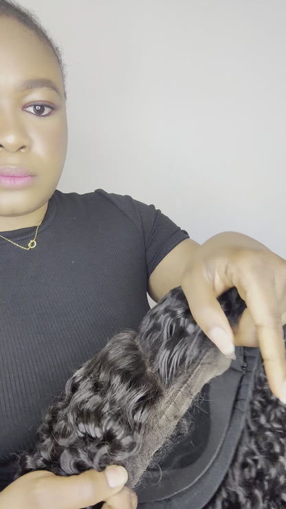 FAB KINKY COILS EDGE GLUELESS HD LACE WIG