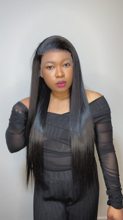 RAW KOREAN SILKY STRAIGHT LACE FRONTAL WIG