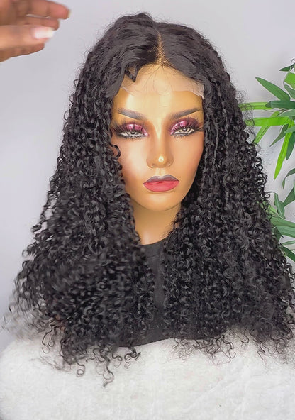 FAB DOUBLE DRAWN CUSTOM COILS LUXURY LACE WIG