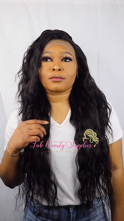 FAB NATURAL WAVE LACE FRONTAL LUXURY WIG