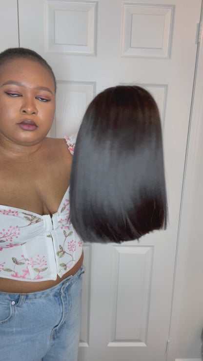 VIETNAMESE SDD SILKY BONE STRAIGHT BOB WIG