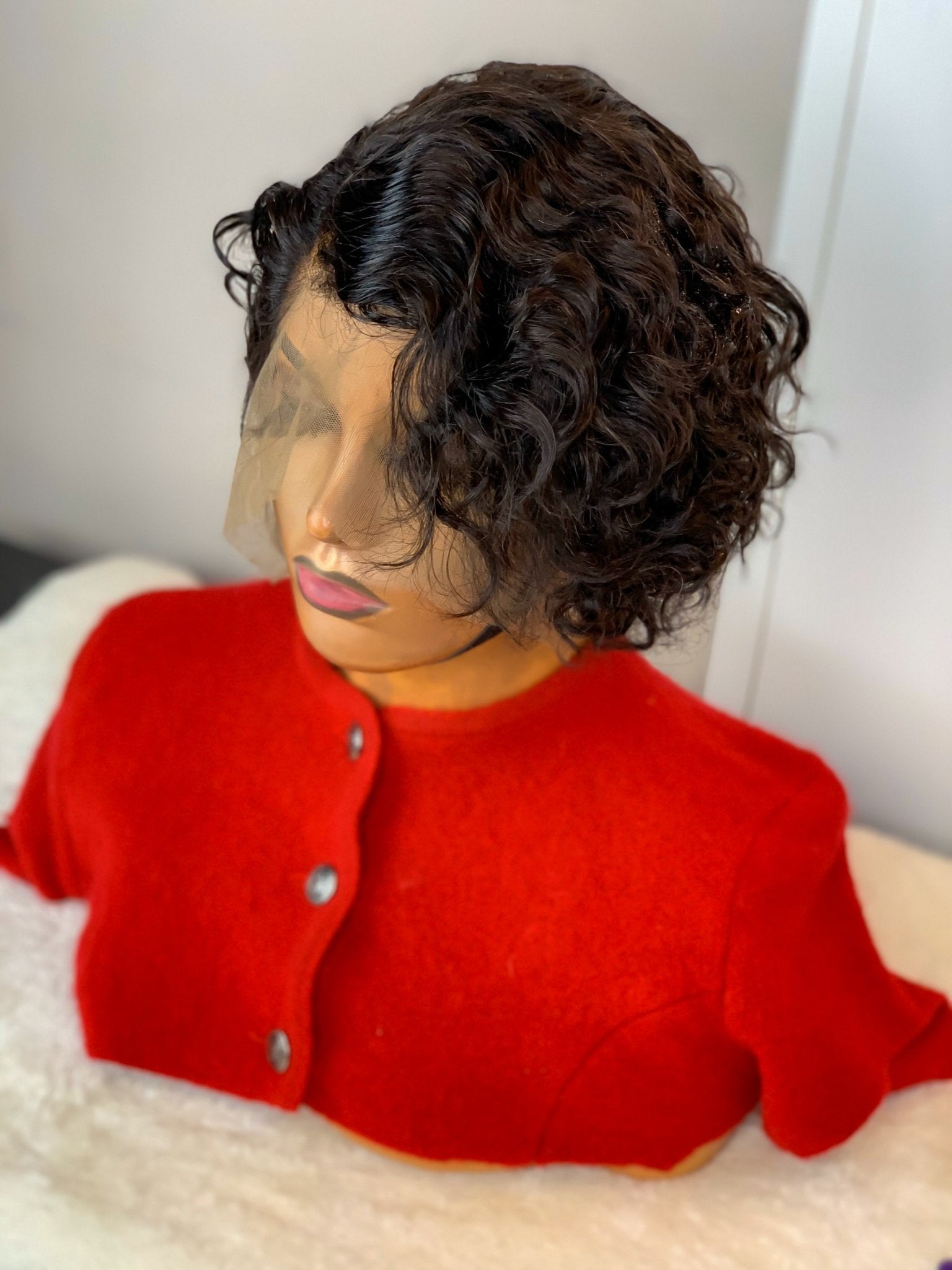 FAB CURLY PIXIE CUT LACE FRONTAL LUXURY WIG - Fab Beauty Supplies
