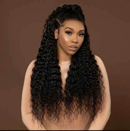 FAB DEEP WAVE LACE FRONTAL LUXURY WIG - Fab Beauty Supplies