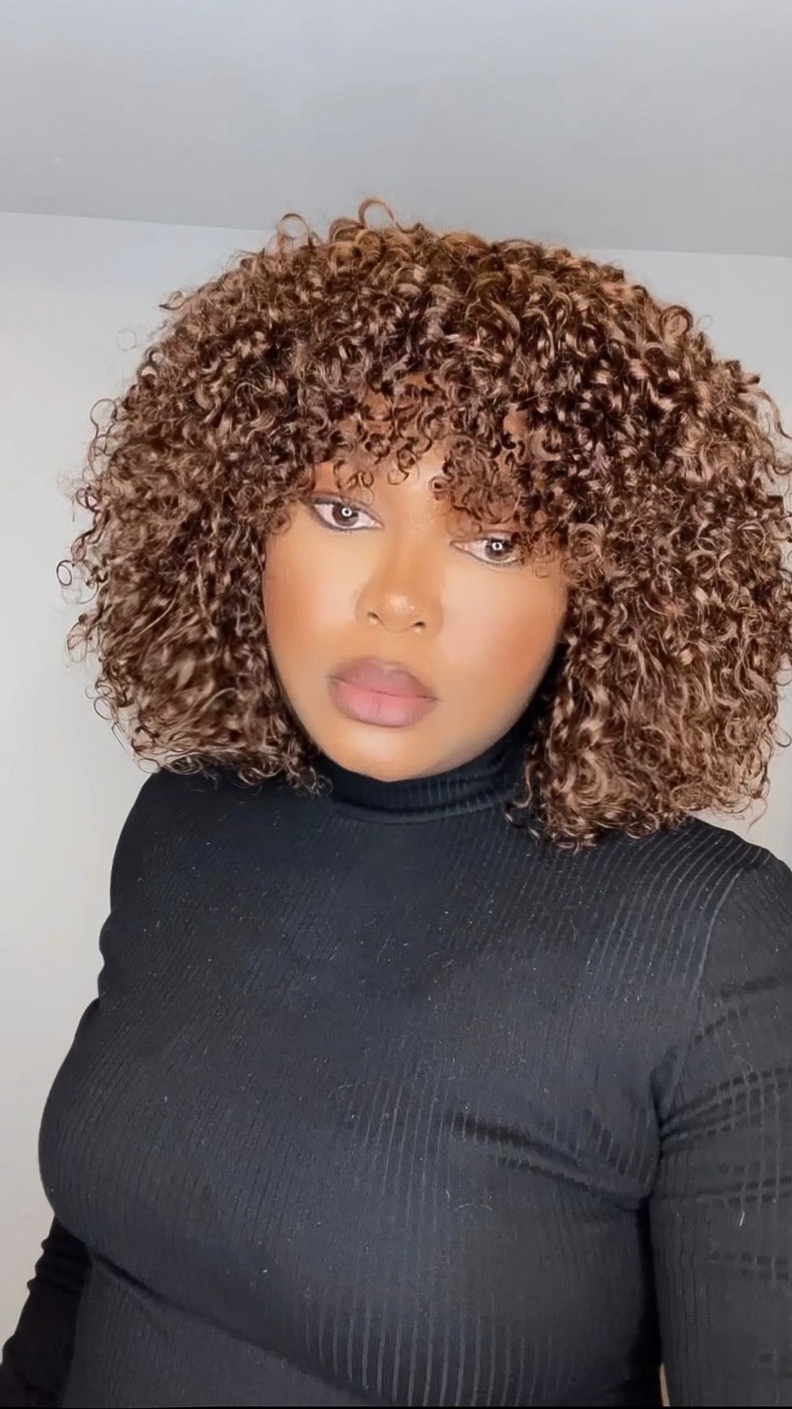 FAB DOUBLE DRAWN CANDY CURLS LUXURY WIG (BROWN) - Fab Beauty Supplies
