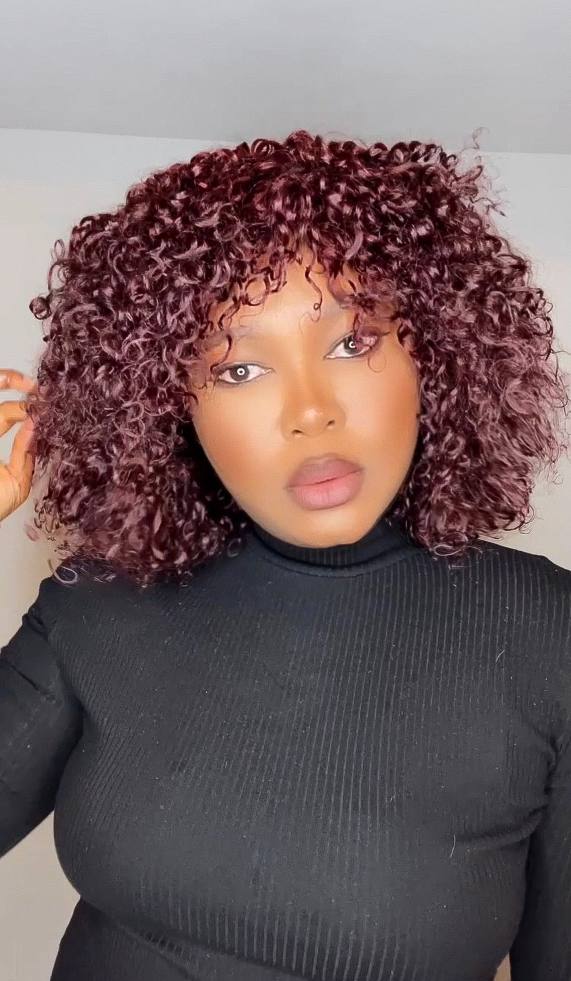 FAB DOUBLE DRAWN CANDY CURLS LUXURY WIG (WINE) - Fab Beauty Supplies