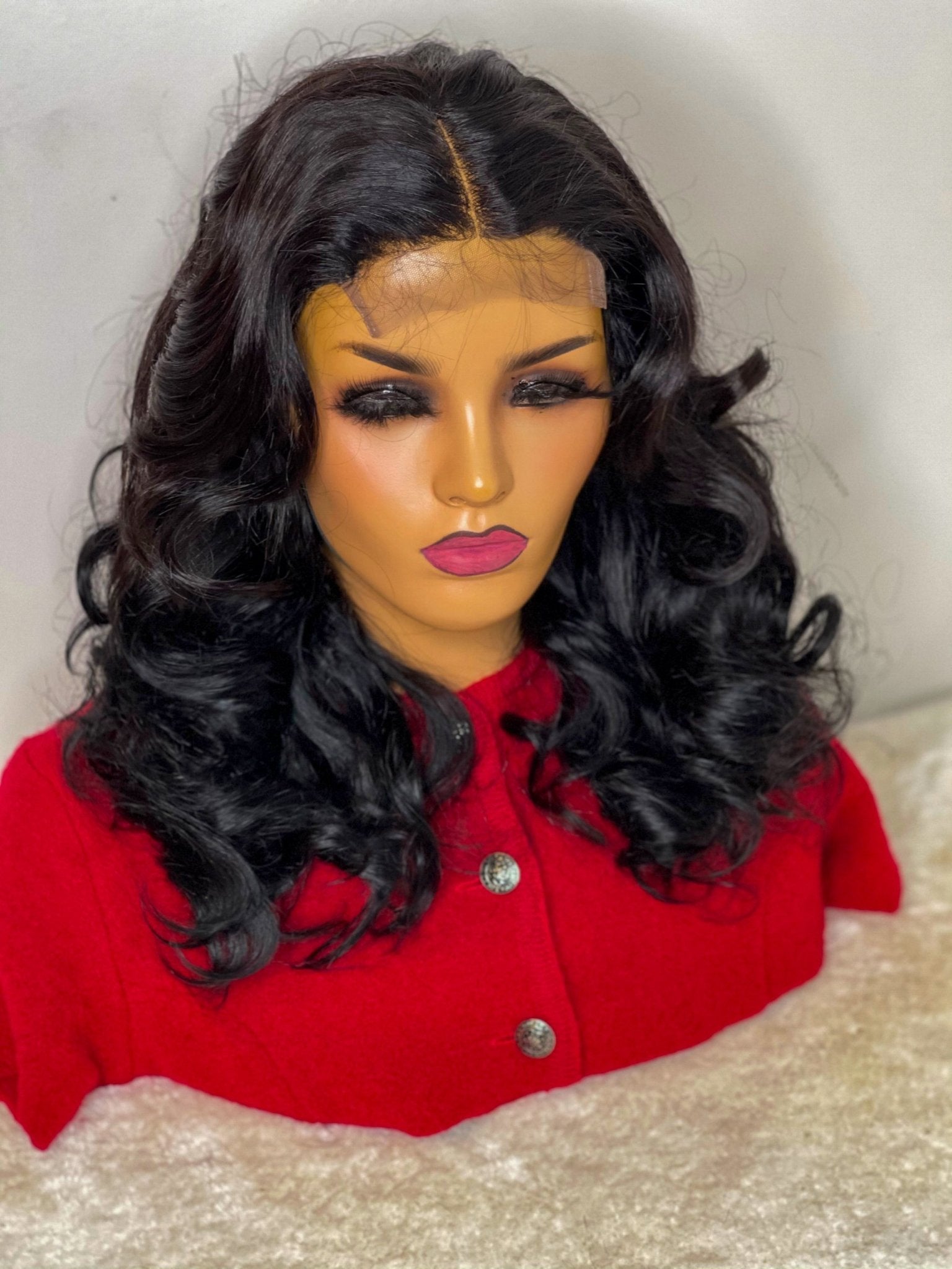 FAB DOUBLE DRAWN CLASSIC WAVE LUXURY LACE CLOSURE WIG - Fab Beauty Supplies