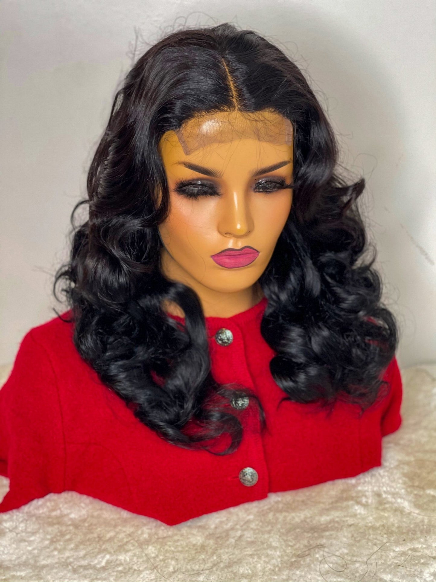 FAB DOUBLE DRAWN CLASSIC WAVE LUXURY LACE CLOSURE WIG - Fab Beauty Supplies