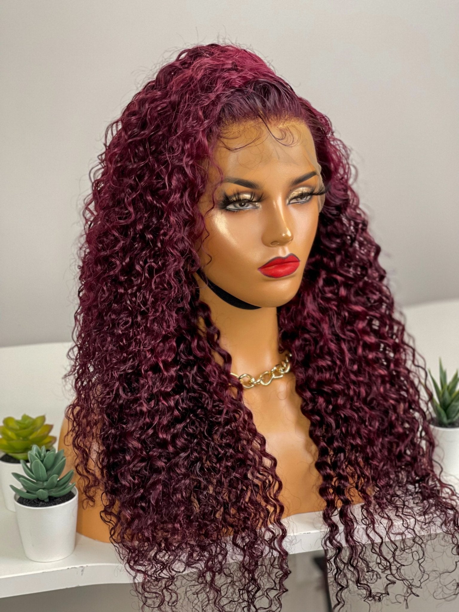 FAB RUBY CURLY LACE FRONTAL LUXURY WIG - Fab Beauty Supplies