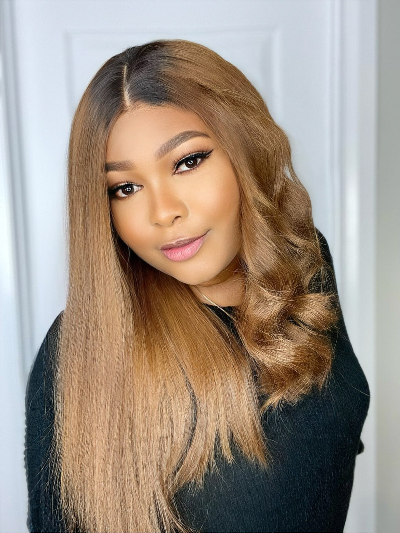 FAB VIETNAMESE LUXURY SUPER DOUBLE DRAWN STRAIGHT WIG (HONEY BROWN) - Fab Beauty Supplies