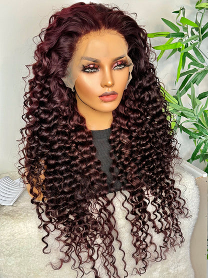FAB RUBY CURLY LUXURY LACE FRONTAL WIG