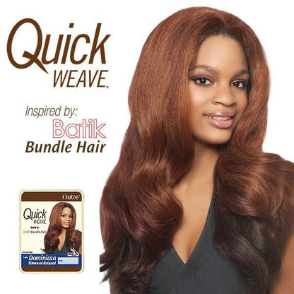 OUTRE SYNTHETIC HAIR HALF WIG QUICK WEAVE BATIK DOMINICAN BLOW OUT RELAXED - Fab Beauty Supplies