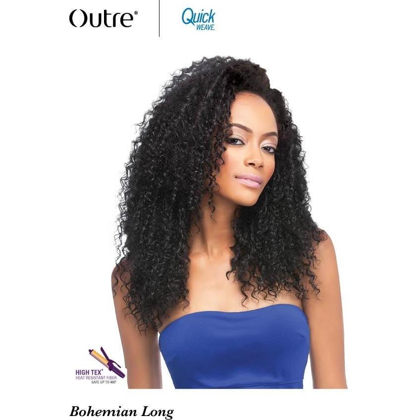 OUTRE SYNTHETIC HAIR HALF WIG QUICK WEAVE BOHEMIAN LONG - Fab Beauty Supplies