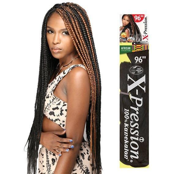 SENSATIONNEL SYNTHETIC KANEKALON BRAIDS AFRICAN COLLECTION XPRESSION - Fab Beauty Supplies