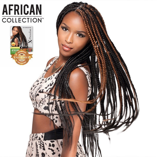 SENSATIONNEL SYNTHETIC KANEKALON BRAIDS AFRICAN COLLECTION XPRESSION - Fab Beauty Supplies